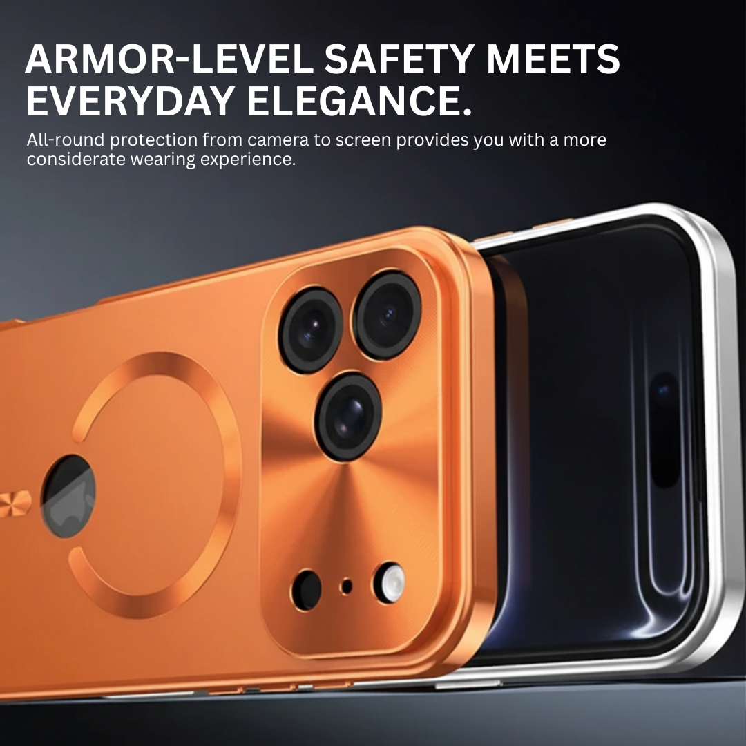 Double-Sided Protective Titanium Case with MagSafe