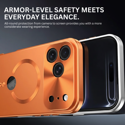 Double-Sided Protective Titanium Case with MagSafe